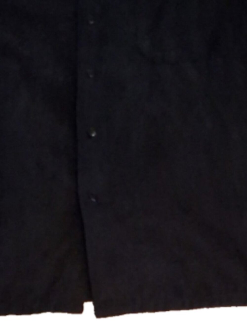 Ron Chereskin Shirt Mens M Black Sueded Luxe Button Pockets Long Sleeve Shirt - Picture 5 of 8